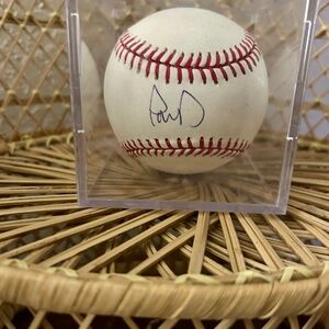 Ian Desmond Autographed Baseball in Display Case
